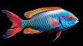 tropical coral parrotfish