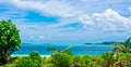 Tropical desert islands landscape Royalty Free Stock Photo