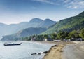Tropical exotic coastline beach of dili in east timor Royalty Free Stock Photo
