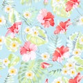 Tropical fabric design.