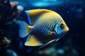 Tropical fish over coral reef Royalty Free Stock Photo