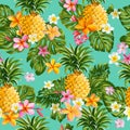 Tropical Flowers Background