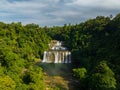 Tropical forest with waterfalls. Surigao del Sur, Philippines. Royalty Free Stock Photo