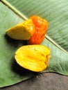 Tropical fruit in the amazon jungle