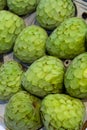 Tropical fruit cherimoya, ice cream fruit or custard apple Royalty Free Stock Photo