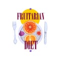 Stock logo Ã¢â¬ÅFruitarian DietÃ¢â¬Â.