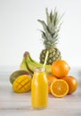 Tropical Fruit Smoothie Royalty Free Stock Photo