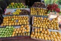 Tropical Fruit Stand in Sri Lanka. Royalty Free Stock Photo