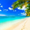 Tropical getaway - perfect beach with turquoise waters