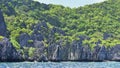 Tropical hilly islands in El Nido, Philippines Royalty Free Stock Photo