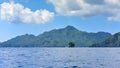 Tropical hilly islands in El Nido, Philippines Royalty Free Stock Photo