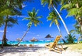 Tropical holidays in paradise island Royalty Free Stock Photo