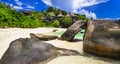 Tropical holidays in Seychelles islands Royalty Free Stock Photo