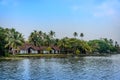 Tropical Indian village in Kerala, India Royalty Free Stock Photo