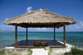 Tropical island beach hut Royalty Free Stock Photo