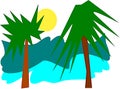 Tropical Island Digital Theme