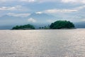 Tropical island near isla grande Brasil