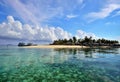 Tropical island in Sabah Borneo, Malaysia. Royalty Free Stock Photo