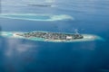 Tropical islands and atolls in Maldives