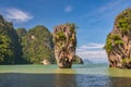 James bond island Khao Tapu, Phang Nga Thailand nature landscape Royalty Free Stock Photo