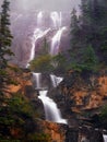 Tropical Waterfalls Mist Jungle Royalty Free Stock Photo