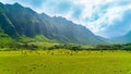 Tropical Kahana Valley Royalty Free Stock Photo