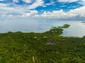 Tropical landscape of Borneo island. Malaysia. Royalty Free Stock Photo