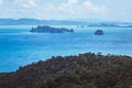 Tropical Landscape with Sea and Islands. Koh Hong Islands, Krabi, Thailand Royalty Free Stock Photo
