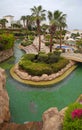 Tropical luxury resort hotel, Sharm el Sheikh, Egypt. Royalty Free Stock Photo