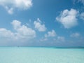 Tropical Maldives Panorama. Idyllic Landscape on Meeru Island