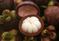 Tropical mangosteen fruit