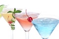 Tropical Martini Cocktails with vodka Royalty Free Stock Photo