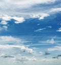 Tropical morning sky panorama