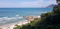 Tropical nudist beach in Rio de Janeiro Royalty Free Stock Photo