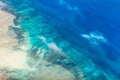 Tropical ocean from above