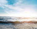 Tropical ocean sunset Royalty Free Stock Photo