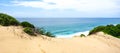 Tropical ocean view in Mozambique coastline