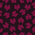Tropical orchid pattern illustration