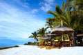 Luxury Palm Beach Resort, Mauritius Island Royalty Free Stock Photo