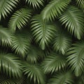 Tropical palm leaves, floral pattern background, concept of nature Royalty Free Stock Photo