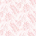 Tropical palm leaves, seamless foliage pattern Royalty Free Stock Photo