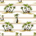 Tropical palm pattern