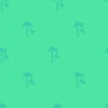 Tropical palm trees seamless pattern Royalty Free Stock Photo
