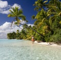 Tropical Paradise - The Cook Islands Royalty Free Stock Photo