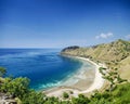 Tropical paradise cristo rei beach near dili east timor asia Royalty Free Stock Photo