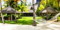 Tropical paradise holidays in Mauritius island. Royalty Free Stock Photo