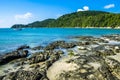 Tropical paradise on the island of Frades in the Bay of All Saints in Salvador Bahia Royalty Free Stock Photo