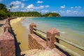 Tropical paradise on the island of Frades in the Bay of All Saints in Salvador Bahia Brazil Royalty Free Stock Photo