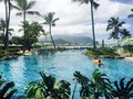 Tropical paradise at the St. Regis Resort Princeville Kauai Hawaii