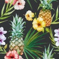 Tropical pattern Royalty Free Stock Photo